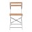 Bolero Faux Wood Bistro Chair (2 Pack)