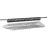 Heavy Duty Z Garment Rail With 25 Anti Theft Hangers