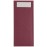 Europochette Burgundy Cutlery Pouch with White Napkin (500 Pack)