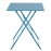 Bolero Perth Blue Pavement Style Steel Table Square 600mm