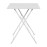 Bolero Perth Grey Pavement Style Steel Table Square 600mm