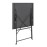 Bolero Perth Black Pavement Style Steel Table Square 600mm