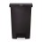 Rubbermaid Slim Jim Front Step-On Pedal Bin Black 50Ltr