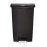 Rubbermaid Slim Jim Front Step-On Pedal Bin Black 68Ltr