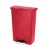 Rubbermaid Slim Jim Front Step-On Pedal Bin Red 90Ltr