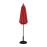 Bolero Round Parasol 2.5m Diameter Red