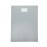 Vogue Brushed Steel Food Allergy Sign A4