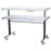 Parry Stainless Steel Adjustable Height Table Wide Electric Mobile 1000mm
