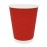 Fiesta Recyclable Coffee Cups Ripple Wall Red 340ml / 12oz (25 Pack)