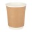 Fiesta Recyclable Coffee Cups Double Wall Kraft 225ml / 8oz (25 Pack)