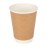 Fiesta Recyclable Coffee Cups Double Wall Kraft 340ml / 12oz (25 Pack)