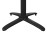 Bolero Aluminium Flip Top Table Base Black