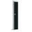 Elite Single Door Padlock Locker with Sloping Top Black