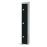Elite Three Door Camlock Locker with Sloping Top Black