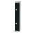 Elite Double Door Padlock Locker with Sloping Top Black
