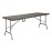 Bolero Rattan Rectangular Centre Folding Table Brown 6ft