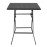 Bolero Square Folding Table Black 620mm