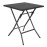 Bolero Square Folding Table Black 620mm