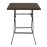 Bolero Square Folding Table Brown 620mm