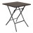 Bolero Square Folding Table Brown 620mm
