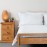 Comfort Satin Duvet Cover White Double