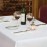 Mitre Luxury Satin Band Napkins Cotton White (10 Pack)