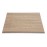 Bolero Pre-Drilled Square Table Top Wenge Grain 700mm