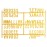 Beaumont 20mm Letter Set (540 characters) Yellow