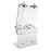 Olympia Cereal Dispenser Double 2x 4Ltr