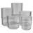 APS Linea French Grey Drinking Cups 300ml (48 Pack)