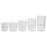 APS Linea Crystal Clear Drinking Cups 300ml (48 Pack)