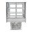 Cossiga Tower STG Refrigerated Drop-in Display w/Sliding Front & Rear Doors 600mm