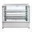 Cossiga Tower GOG Heated Countertop Display Single Glass Top and Doors 900mm