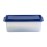 Wham Studio Rectangle Food Box Clear/Blue 2Ltr