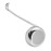 De Buyer Flat Bottom Pizza Sauce Ladle 85x320mm