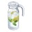 Arcoroc Spring Glass Jugs with Lid 1Ltr (6 Pack)
