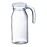 Arcoroc Spring Glass Jugs with Lid 1Ltr (6 Pack)