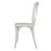 Bolero Manhattan Cross-Back Resin Chairs Limewash (4 Pack)