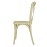 Bolero Manhattan Cross-Back Resin Chairs Natural (4 Pack)