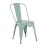 Bolero Bistro Metal Chairs Olive Green (4 Pack)