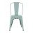 Bolero Bistro Metal Chairs Olive Green (4 Pack)
