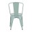 Bolero Bistro Metal Chairs Olive Green (4 Pack)