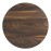 Bolero Complete Table Round Dark Wood Effect 600mm