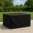 Bolero Rectangular Outdoor Table Cover Black 2000x1000mm