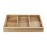 Olympia 3 Section Cutlery Tray Acacia Wood