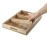 Olympia 3 Section Cutlery Tray Acacia Wood