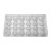 Pavoni 30x15mm Hemisphere Mould 275x175mm