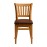 Manhattan Dining Chairs in Soft Oak with Bison Espresso Seat (2 Pack)