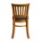 Manhattan Dining Chairs in Soft Oak with Shetland Smoke Seat (2 Pack)