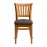 Manhattan Dining Chairs in Soft Oak with Shetland Smoke Seat (2 Pack)